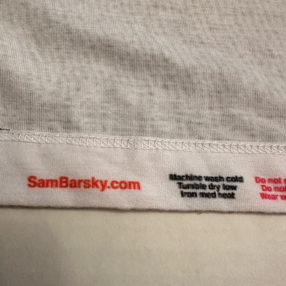 Sam Barsky Tik Tok Guy Faux Knit Hollywood Sign T-Shirt Size Large Made In USA - Picture 8 of 12